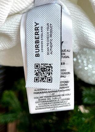 Белый худи барбери burberry6 фото