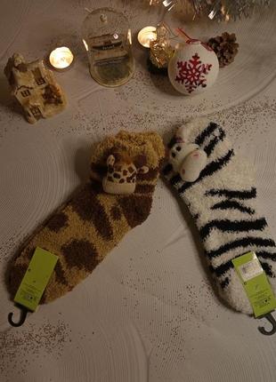 М'якенькі новорічні подарункові шкарпетки primark 🤍2 фото