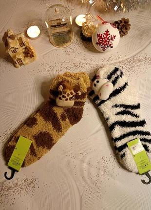 Мягкие, новогодние подарочные носки primark 🤍1 фото