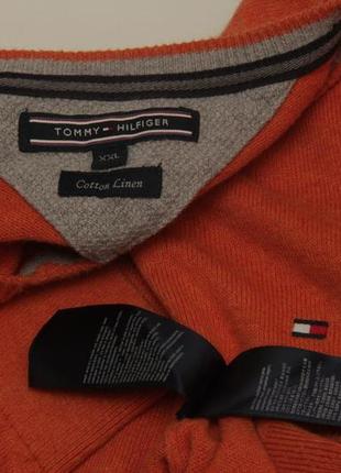 Tommy hilfiger рр xxl linen cotton джемпер из хлопка и льна3 фото