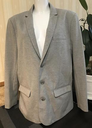 Піджак pique jersey jacket 46, заміри на фото