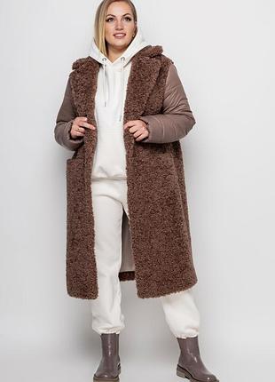 Шуба еврозима альма шоколад