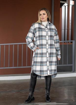 Туника теплая женская карла серая