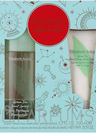 Elizabeth arden green tea set (100edp+100b/l)1 фото