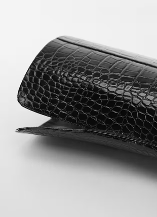 Сапоги с фактурой кожи крокодила на каблуке mango 570377126 фото