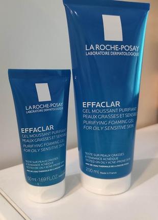 Гель мус для умывания la roche-posay effaclar2 фото