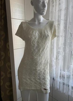 Белое платье туника