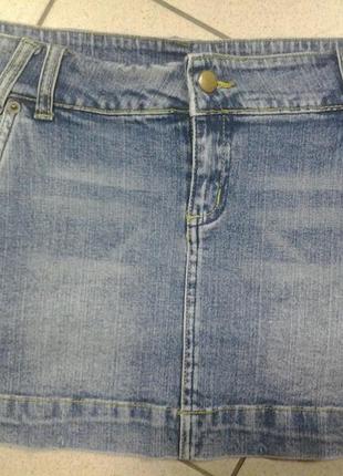 Спідниця джинсова, розмір 10