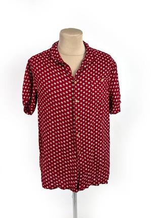 Тенниска гавайка soulstar premium, бордовая, качественная