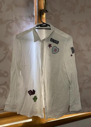 Біла блузка повсякденна