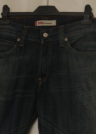 Levis 506 31 34 джинсы из хлопка5 фото