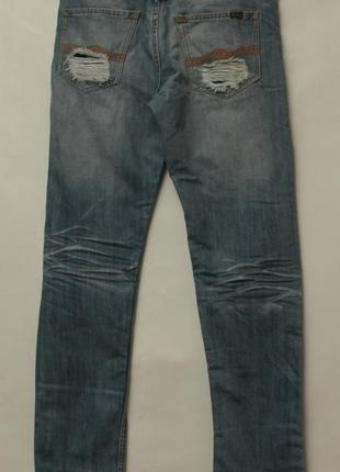 Nudie 32/36 denim дизайнерская пара джинсы 42.5 полуобхват2 фото