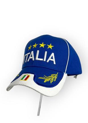 Бейсболка стильная italy, синяя