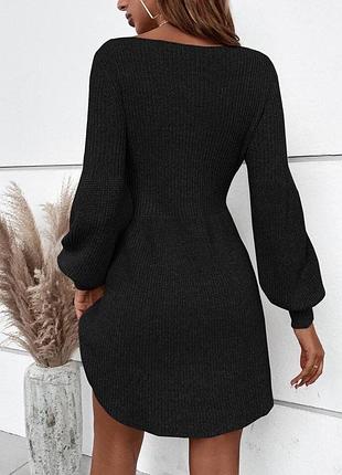 Женское платье вязка