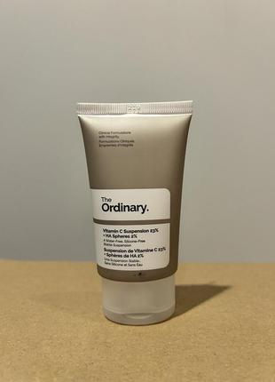 Сироватка для шкіри the ordinary - vitamin c suspension 23% + ha spheres 2