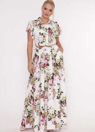 Платье алена букет