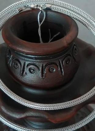 .срібний родований джгут-ланцюжок (срібло) 925 проба