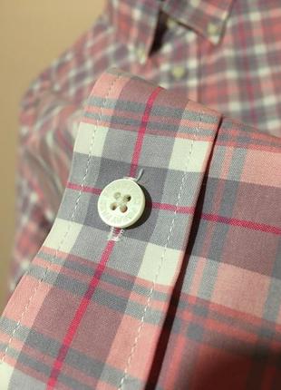 Рубашка fred perry small check short sleeve shirt - m3 фото