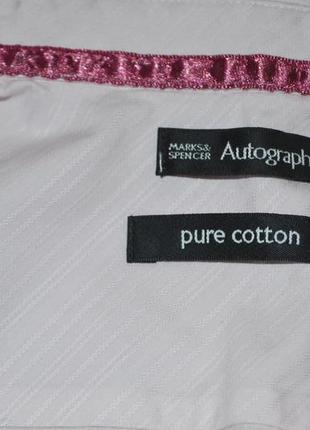 Рубашка marks&spencer autograph р. 8 лет 128 см9 фото
