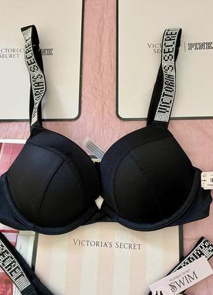 Купальник со стразами пуш ап victoria's secret оригинал2 фото