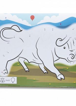 Набір для творчості melissa&doug розмальовок за номерами ферма (md30260)3 фото