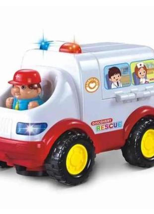Іграшкова дитяча машинка швидка допомога 836 з аксесуарами