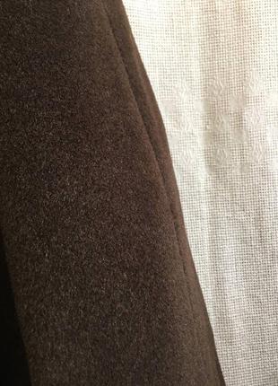 Hensel &amp; mortensen комфортное шерстяное с кашемиром пальто7 фото