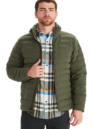 Пуховик marmot perry jacket (размер large, цвет nori)