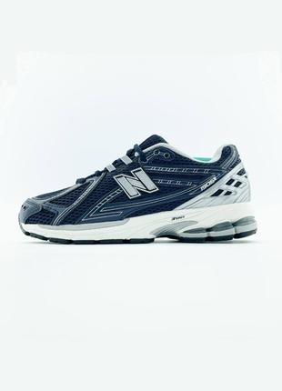 Кросівки жіночі / чоловічі сині з шкіри new balance 1906 r"eclipse blue"