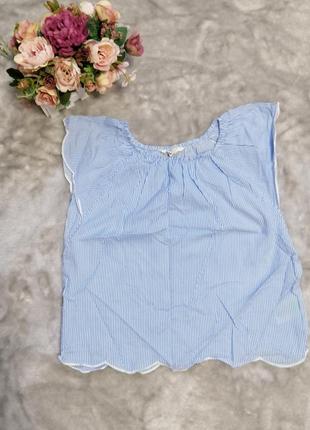 Легка бавовняна блузочка h&m на 7-8 років