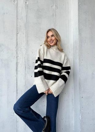 Жіночий светр, теплий светр, об'ємний светр