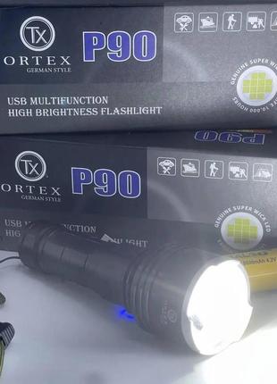 Тактичний ліхтарик ortex german style cree xhp90 ip67 usb 10000 lumenöw 1 км original2 фото