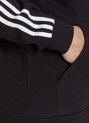 Костюм adidas мужской  черный худи с капюшоном6 фото
