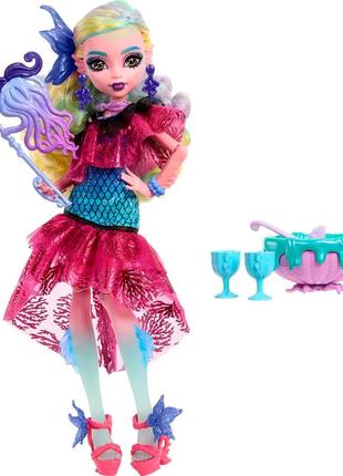 Лялька монстер хай лагуна блю бал монстрів monster high lagoona blue monster ball party hnf712 фото