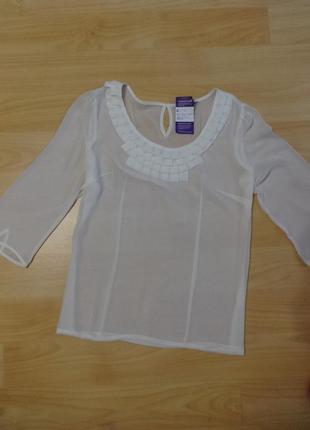 Ніжна біла блуза per una р. 12