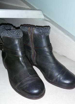 Кожаные ботиночки немецкого бренда sioux размер 37(23,5 см)2 фото