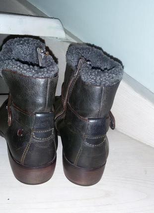 Кожаные ботиночки немецкого бренда sioux размер 37(23,5 см)4 фото