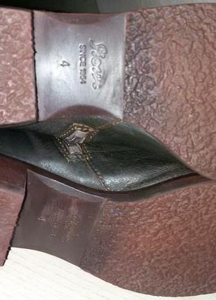 Кожаные ботиночки немецкого бренда sioux размер 37(23,5 см)6 фото