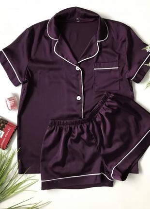 Жіноча піжама шовк армані, s/m/l