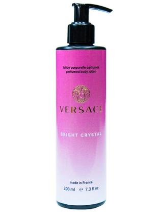 Парфюмированный лосьон для тела versace bright crystal brand collection 200 мл