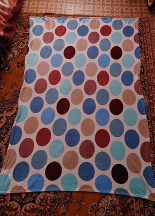 Плед в кружечок