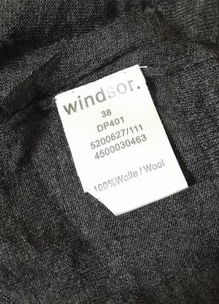 Практичный шерстяной реглан серого цвета от немецкого премиального бренда windsor6 фото