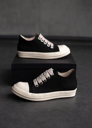 Брендовые кеды rick owens denim shoes. унисекс