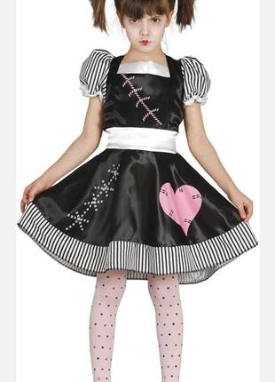 Кукла разбитая ведьмочка костюм карнавальный платье