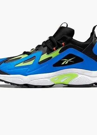 Кроссовки reebok dmx series 1200 black/blue5 фото