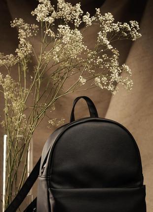 Женский компактный и удобный рюкзак sambag brix kqh  — чёрный10 фото