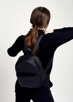 Женский компактный и удобный рюкзак sambag brix kqh  — чёрный4 фото