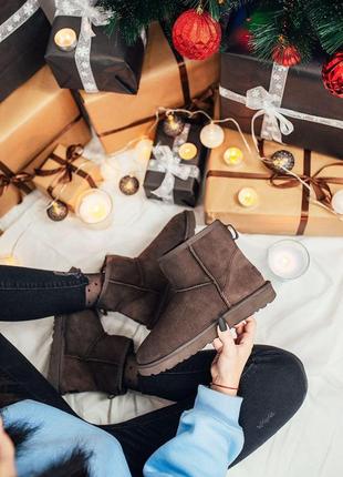 Унісекс угги ugg logo classic