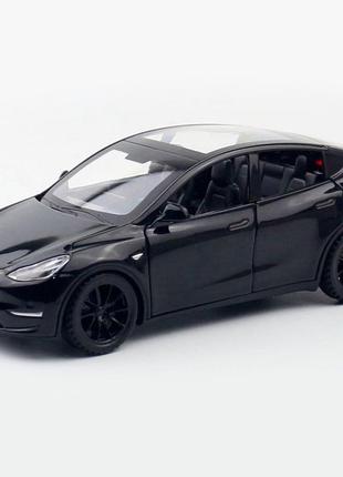 Колекційна tesla model y машинка металева іграшка 1:32 наляля