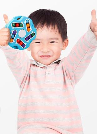 Дитячий розвивальний обертовий чарівний спіннер іграшка-антистрес, головоломка для дитячого розвитку1 фото